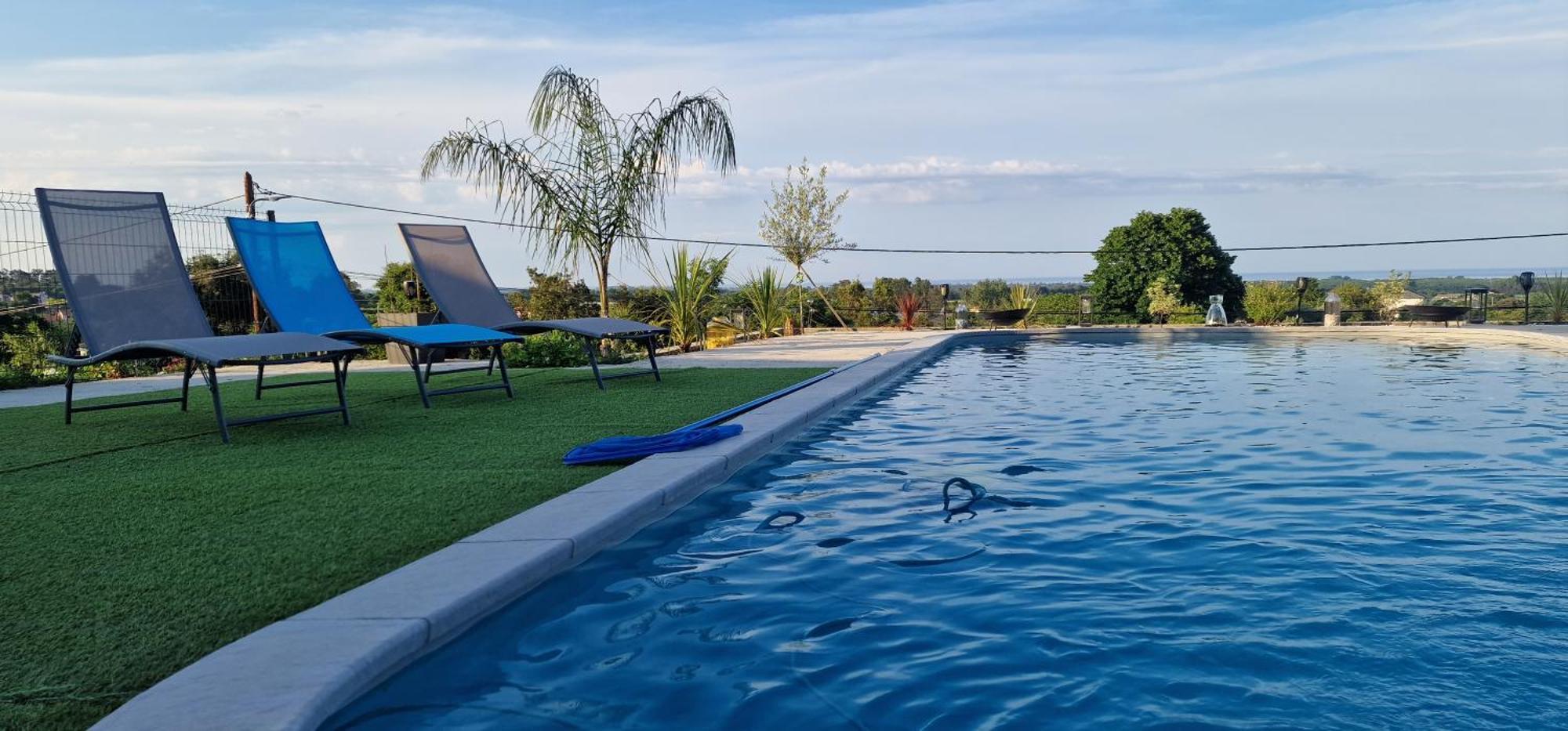 Villa Bistinetti Rez De Villa Tout Confort Avec Piscine Penta di Casinca Exteriér fotografie